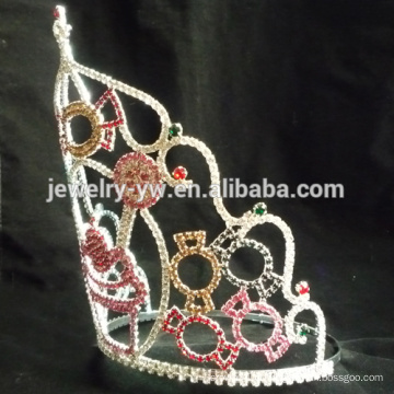 quente!! Moda Diamante pageant tiara crown